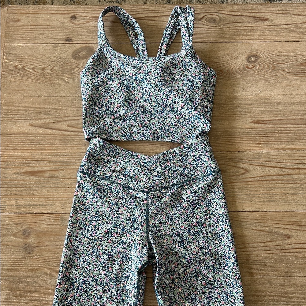 Sage Collective Floral Athletic Set